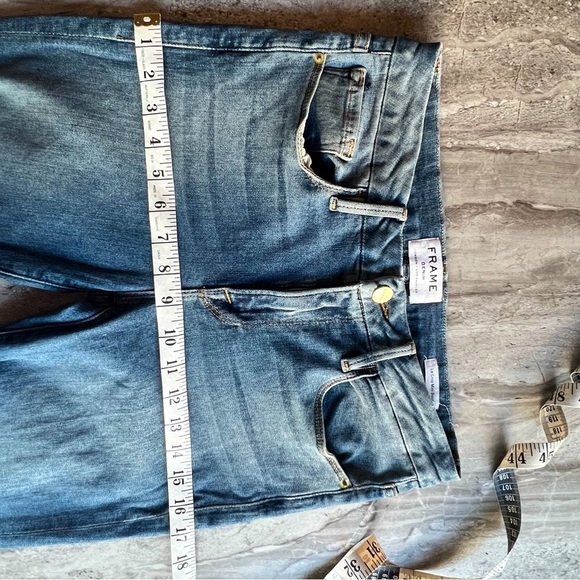 Frame Stretch Denim Mini Boot Leg Cropped - Picture 11 of 15